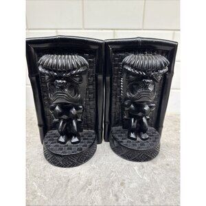 COCO JOE 1968 LAVA TIKI BOOKENDS (2) #292 - MADE IN HAWAII